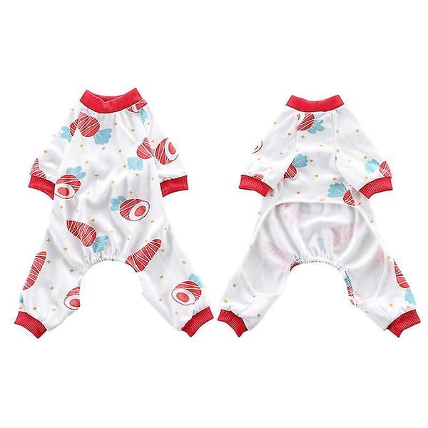 1 stk. kæledyrstøj vinter efterår varmt blødt nuttet kostume pyjamas til hund