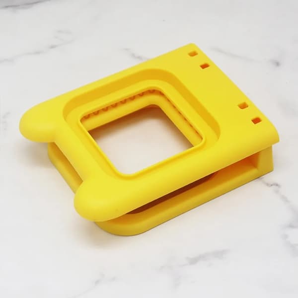 Smörgåsskärare och förseglare, smörgåsskärare, DIY kakformar för matlåda, gul