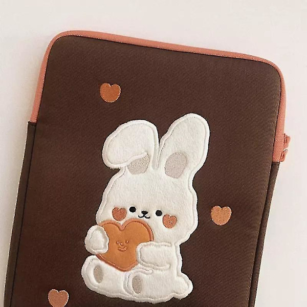 Ins Kanin Laptop Taske Til Mac IPad Pro Sød Piger Sød Ipad Sleeve Taske Pung|Kosmetiske Tasker & Etuier