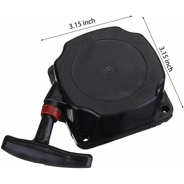 Recoil Puller för Röjsågar Universal, enkel att installera recoil puller - Svart ABS - Ersättningspuller för röjsågar och gräsklippare