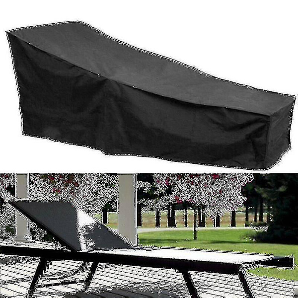 Heavy Duty Vattentät Solstol Solstol Trädgårdsmöbler Överdrag Uteplats Rattan_h