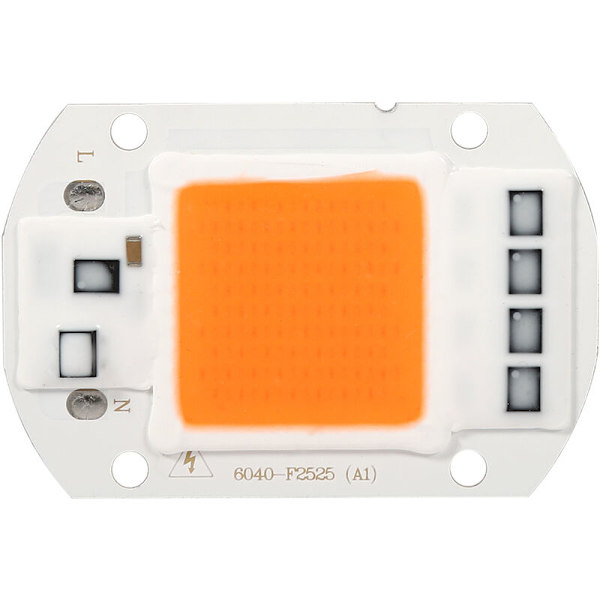 1 st 50 watt fullspektrum varm/vit LED COB Chip Grow Light Grow Lamp Trädgård Hydroponisk Växt