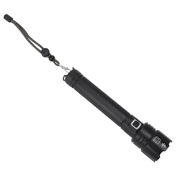 10000lm LED-ficklampa USB-laddningsbar bärbar justerbar ljusstyrka vattentät zoomficklampa för vandring camping klättring