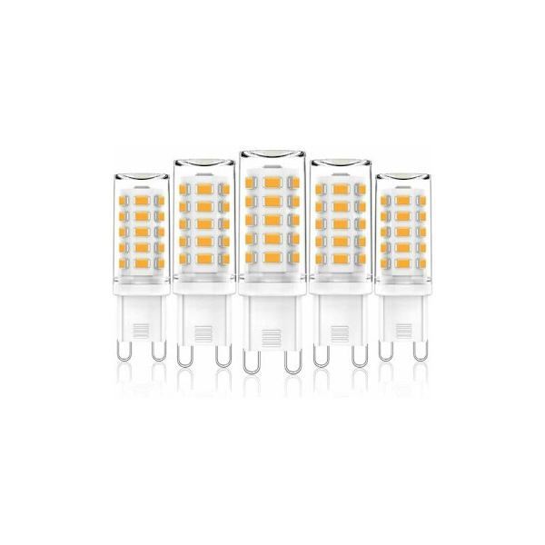 G9 LED Varmvit G9 LED-lampa 3W motsvarande 28W 33W 40W halogenlampor AC 220V-240V Flimmerfri 5-pack [Energiklass A+]
