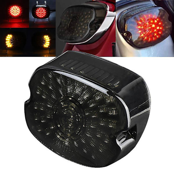Led-takavalo moottoripyörään, Plug and Play -jarru, vilkku, takavalot Sportster Dyna Electra Glide Road Touring Softail -malleihin（WM-HT10-B）