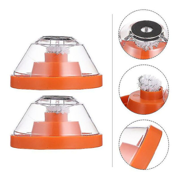 Praktiska dammskydd för borrar Dammskydd för borrar (2 stycken, orange)