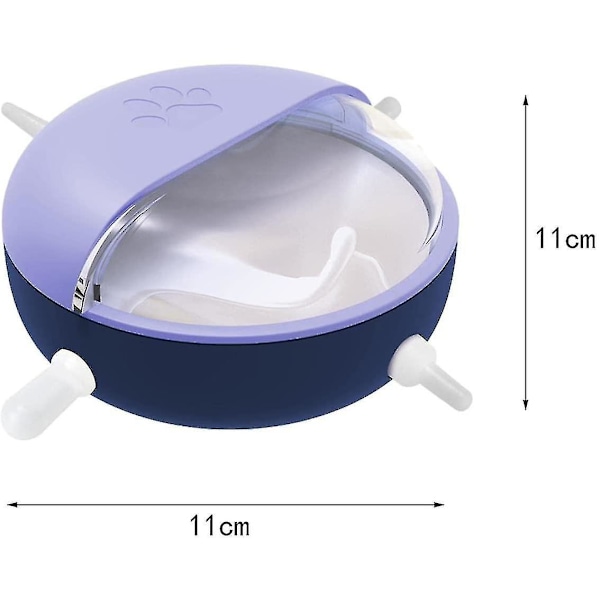 Hvalpe Nippel Feeder, Multi Mund Pet Silikone Bionisk Mælkeskål, Nyfødt Mælk Langsom Automatisk Feeder（P