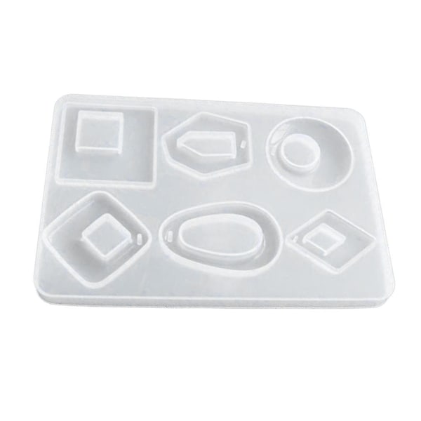 1 stk DIY smykkefremstillingsform DIY krystalldrypp silikonform krystall epoxy dråpeform halskjede anheng øreanheng fremstillingsform smykkefremstilling silikonform