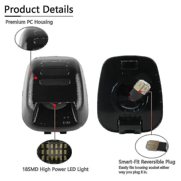 12v Led Nummerlys for Nissan Navara D40 2004-2018