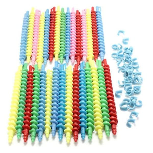 Styling Hair Rollers Curler Magic Spiral Perm Bars Salong