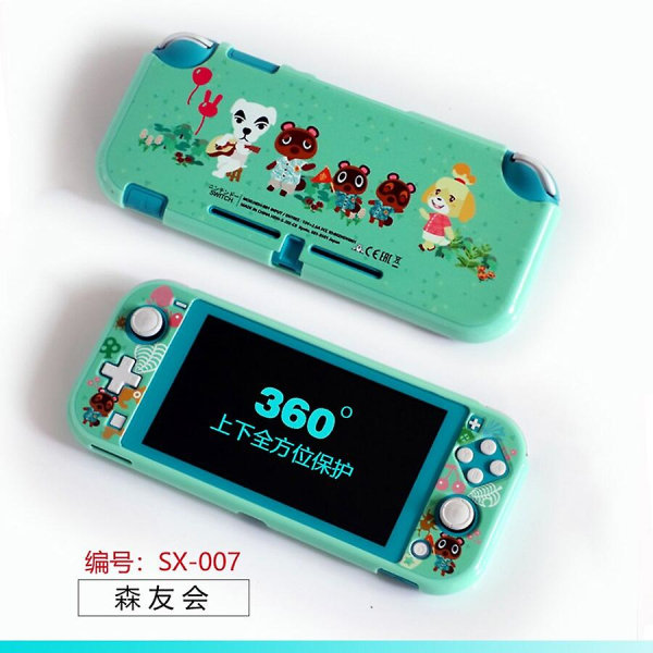 Söt Cat Paw Clear Case för Nintendo Switch Lite Hårt case Cover Antisäkert heltäckande skydd för Switch LiteClear