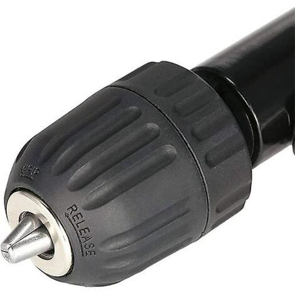 Självspännande 90 graders vinkelchuck, snabbkoppling borr armbågschuck bit skruvmejsel vinkelhuvud chuck bit adapter