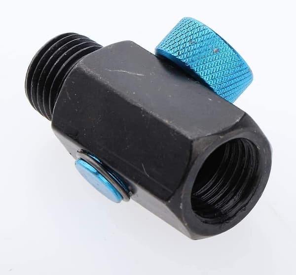 2 stk. 1/4 tomme inline regulator massivt stål trykluftventilværktøj