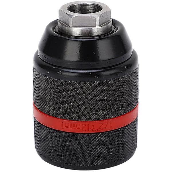 Nyckellös borrchuck 1/2-20UNF Montering Självspännande elektrisk borrchuck 2-13mm Spännvidd Hex 63mm/2.5in