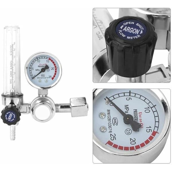Argon CO2 flödesmätare regulator, svetsgas flödesmätare mätinstrument
