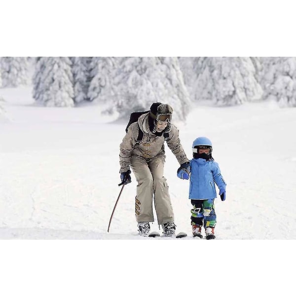 Unisex vinterøreklaff, bomberhatt, holder seg varm mens du står på skøyter på ski eller andre utendørsaktiviteter (rød)