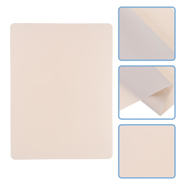 Silikonepladeunderlag Anti-skoldning Bordpladeunderlag Bordpladeunderlag Køkkenbordpladeunderlag（39,5X29,5cm，Beige）