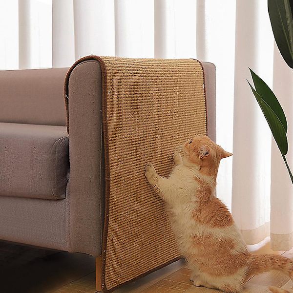 Katt Repbräda Sisalmatta Katt Rep För Vässa Klor Skrapa Katter Katt Leksaker Stol Bord Soffa Mattor Möbler Skydd（S 30X40CM)