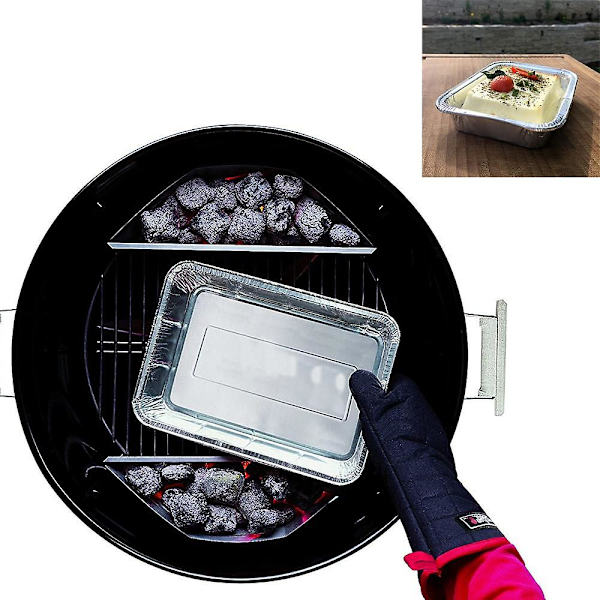 25 st foliegrill droppbricka - Hållbar grillform (450 ml kapacitet)