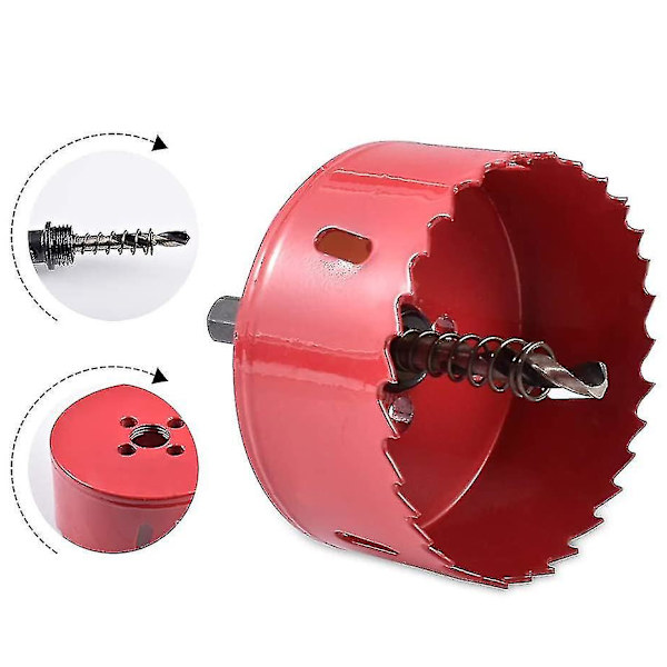 Hålöppningsborr för trä aluminium järnplåt plaströr 110 mm