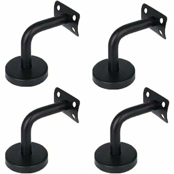 Ledstångsfäste, 4-pack rostfritt stål ledstångsfäste för vind inomhus vägg ledstång korridor fäste trapp ledstång (60x60mm)
