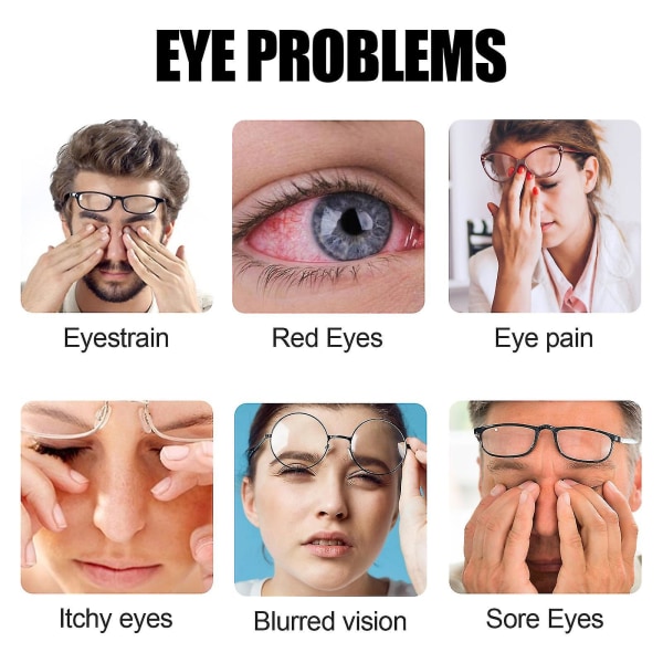 Malört ögonlapp, skydda synen Håll god syn Ögonvårdsdekal, lindra trötthet närsynt massageplåster（2 lådor）