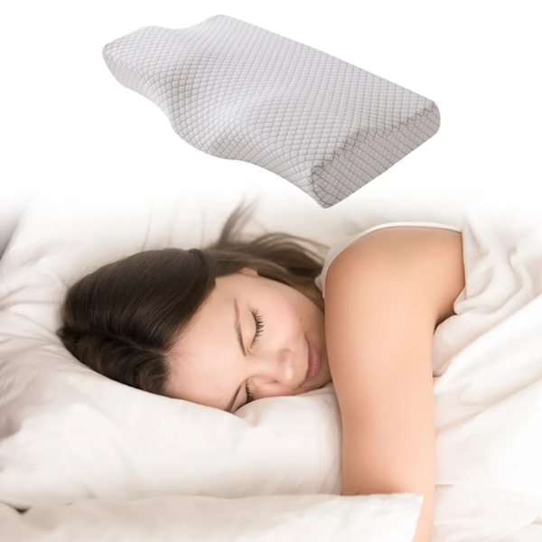 Ortopedisk nackstöd kudde sidosovare kudde 50x30x10cm minneskum kudde
