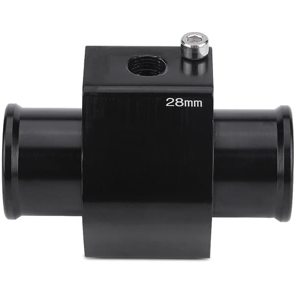 Bil Vattentemperatur Temperatur Anslutning Rör Slang Sensor Mätare Adapter 28mm