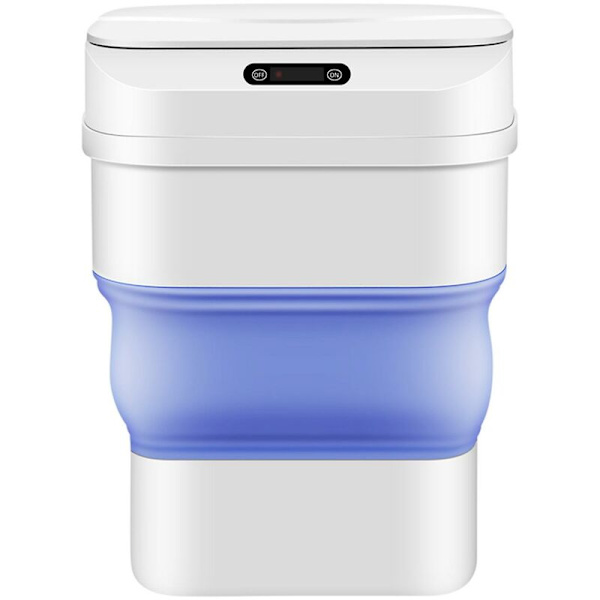 Smart skalbar soptunna med automatiskt lock, 8L/17.5L trådlös kontaktlös smart induktions soptunna, bärbar hopfällbar bilsoptunna