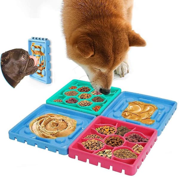 Hundeskål, langsom foderskål, interessant interaktiv langsom foderautomat til hunde, langsom foderautomat til hunde