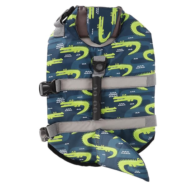 Justerbar hunde-redningsvest med håndtag - Hunde-flydevest, reflekterende stribe