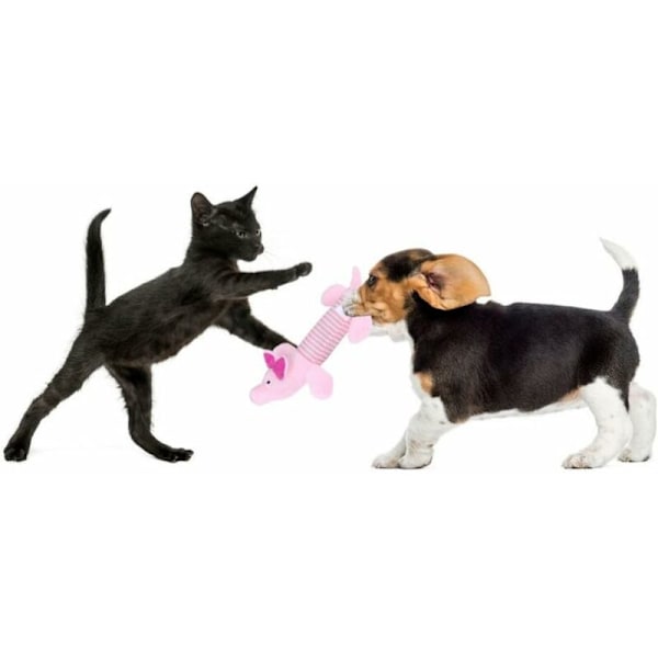 1 st hund leksak, hund pip leksak, husdjur valp tugg djur leksak (gul anka)