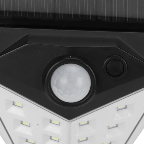 36LED solcellslampa för utomhusvägg med rörelsesensor och vattentät