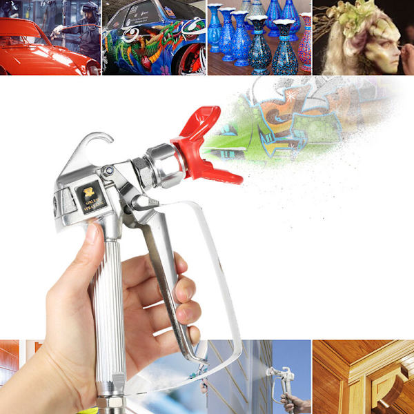 Latex Spray Gun Universal Högtrycksspruta Airless Spray Gun Tillbehör-3pcs