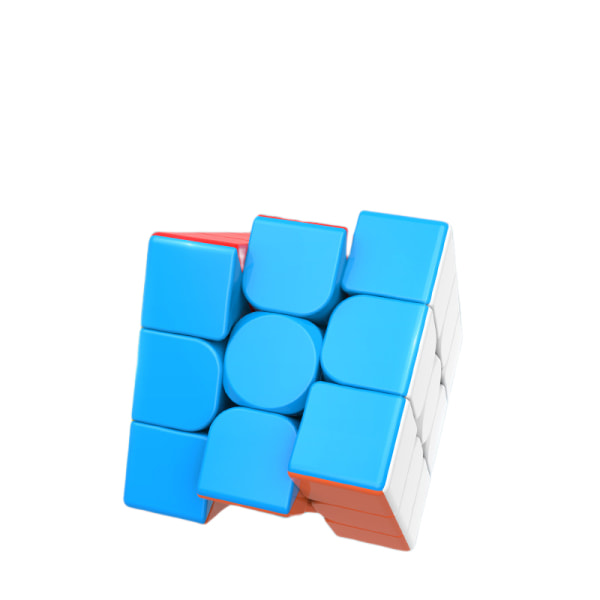 Speed Cube 3x3x3, No Sticker Cube Puzzle Full Size 56mm