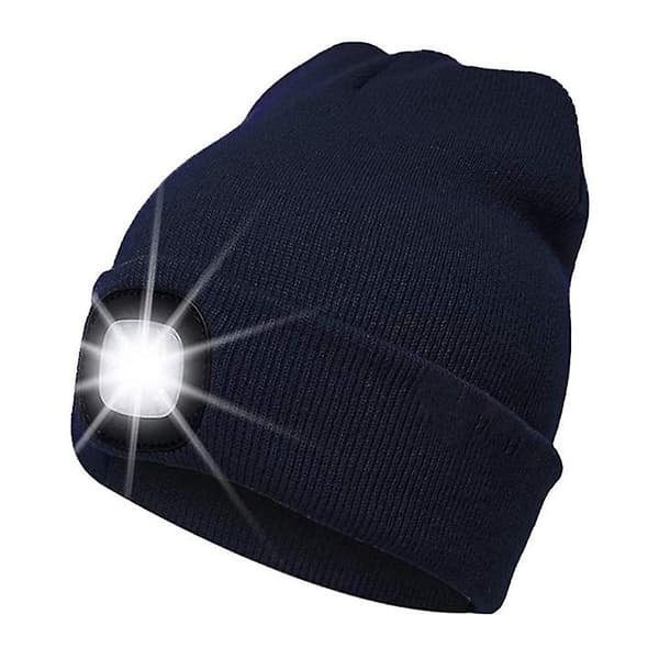 LED-belyst hat, løbehat med lys Extrem（Marineblå）