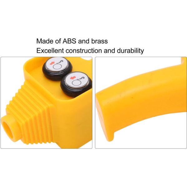 Bilkranhandtag Switch Stabil ABS Mässing Elektrisk Vinsch Vinsch Relä Fjärrkontroll 12V-24V