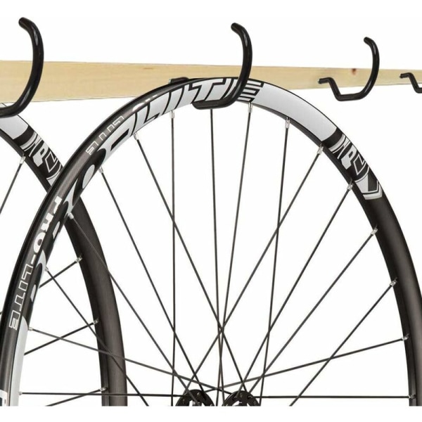 10-pack Standard Longziming rostfria cykelkrokar för förvaring