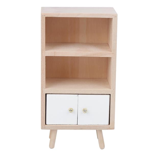 1:12 Dukkehus Sideboard Mini Møbler Træ Dukkehus Dekoration Tilbehør Sideboard