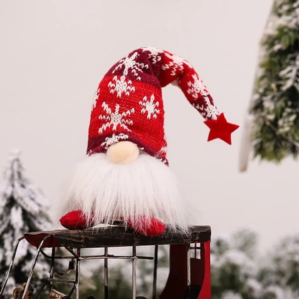 3 st juldekoration tomte svenska tomten med LED