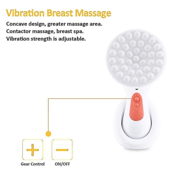 Bröstförstoring Massageapparat USB Uppladdningsbar Elektrisk Bröst Stimulans Bröst Vibrator Stealth Enhet Öka Bh April 4.7