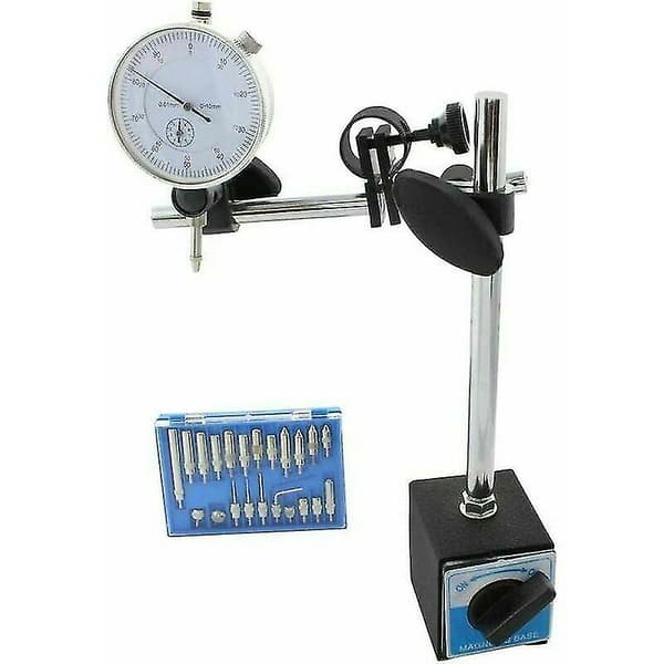 Magnetisk basmätare bas med magnetisk bas, mätområde 10/0,01 mm, 1 set