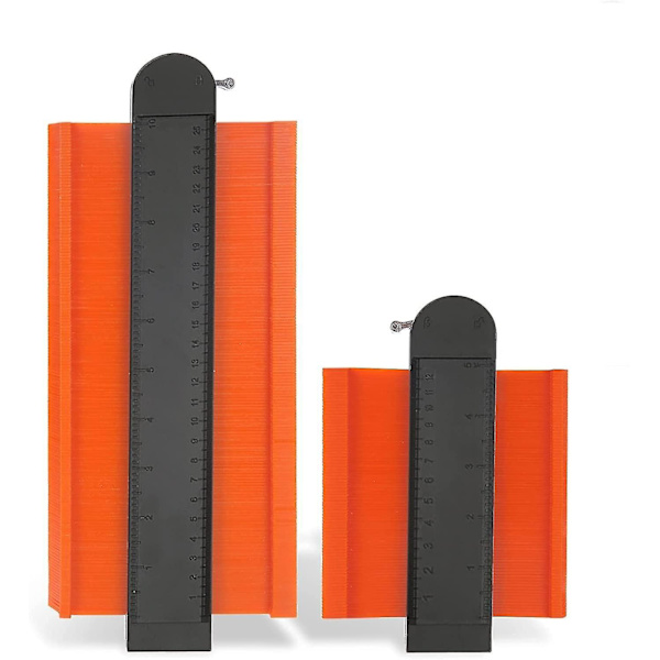 Låseprofil Duplikator, Tykk Profil Kontur Gauge, 2 stk 25 og 12 Kontur Gauge, Nøyaktig