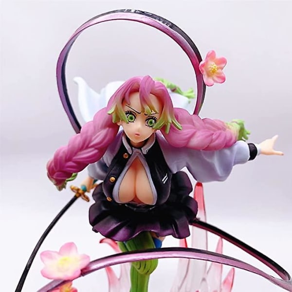 Anime Actionfigur Demon Slayer Pvc Realistisk Kanroji Mitsuri Figurer Karaktermodel Samleobjekt Statue Legetøj Desktop Ornamenter