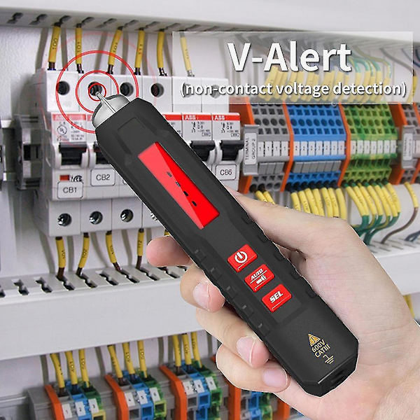 Berøringsfri smart tester elektrisk penn universell voltmeter multimeter husholdningsmåleinstrumenter（A）