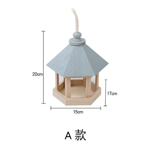 Fågeluppfödningslåda Tiger Skin Bird House Trä Fågelbur Tillbehör Utomhus Inkubator