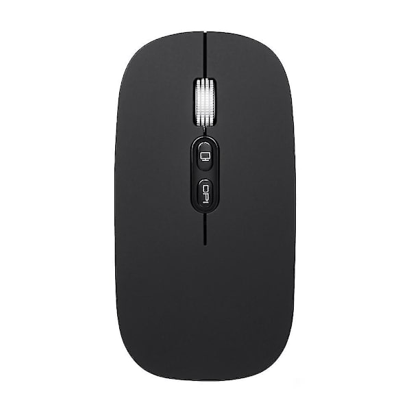 2.4 GHz trådløs optisk USB-spillmus 1600 dpi oppladbar støyfri mus for PC