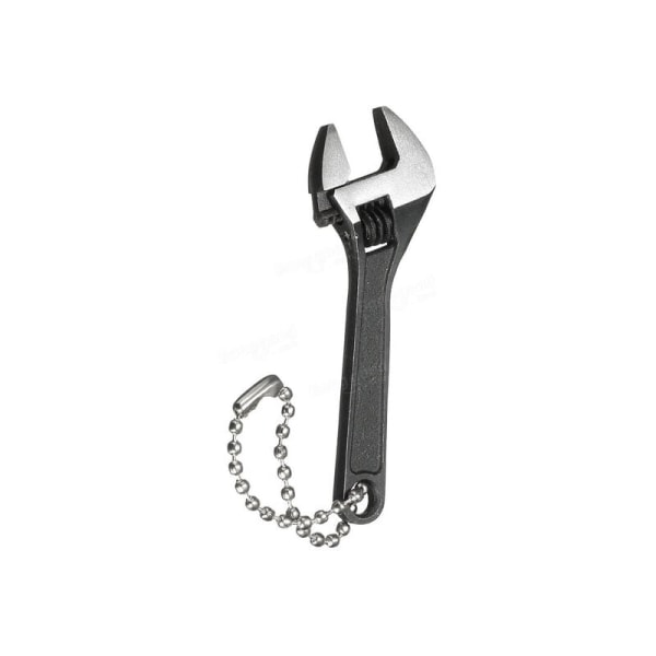63 mm 2,6 tum Mini justerbar skiftnyckel i metall 0-10 mm öppen skiftnyckel svart