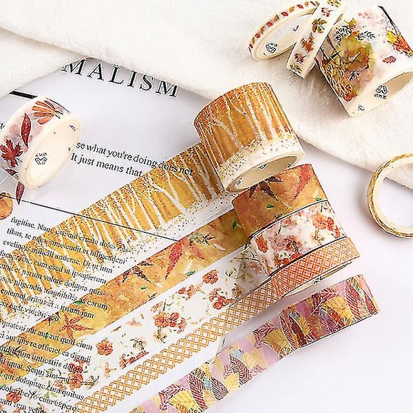 Washi Tape Diy Skolmaterial | Skolmaterial Dekortejp | Washi Tapes Alla Hjärtans Dag - Washi Tape -（Autumnn Forest 10）