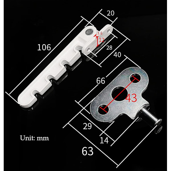 Fönsterbegränsare för fönster, barnsäkerhetsspärr, klämskydd, fönsterventilationsbegränsare, utåtgående öppning för UPVC-fönster, trä och aluminium